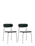House Doctor - Chair, Hdpova, Chrome, Dark Green - Toolid - 52X46.5X78CM
