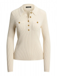 Lauren Ralph Lauren - Matte Rayon Nylon-Ls Sweater - Pikkade varrukatega - XS