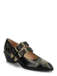 Chlo&eacute; - Susanna 40 Studded Leather Mary Jane Pumps - Mary Jane kingad - 37.5