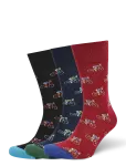 PS Paul Smith - Men Sock 3 Pack Rabb - Tavalised sokid - ONE SIZE