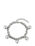 Bud To Rose - Velvet Globe Bracelet Silver - K&auml;eketid - ONE SIZE