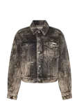 Calvin Klein Jeans - 90S Trucker Jacket Black Tobacco - L&uuml;hikesed teksap&uuml;ksid - L