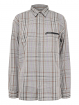 Maison Kitsune - Zipped Shirt - Mustriga s&auml;rgid - M