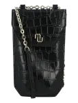 Maje - Croco Embossed Leather Phone Holder - &Otilde;lakotid - ONE SIZE
