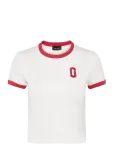 Marc Jacobs - Pop J Marc Ringer Baby Tee - L&uuml;hikeste varrukatega - S