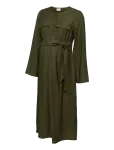 Mamalicious - Mlregitza Lia Ls Wo Midi Dress 2F - P&otilde;lveni ja midi - L