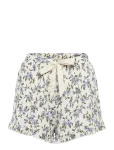 Hunkem&ouml;ller - Short Jersey Ruffle Print - Vabaaja l&uuml;hikesed p&uuml;ksid - M