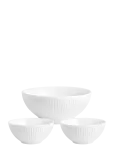 Pillivuyt - Bowl Set Pliss&eacute; 3 Parts - Hommikus&ouml;&ouml;gikausid - 12CM;20CM