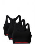 Danish Endurance - Organic Cotton Bralette (Women) 3-Pack - Braletid - XL