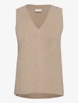 Vila - Viril Knit Rib V-Neck S/L Vest - Noos - Kootud vestid - S
