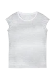 Mads N&oslash;rgaard - Fine Jersey Stripe Teasy Tee Fav - L&uuml;hikeste varrukatega - S