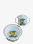 R&auml;tt Start - Bamse, Bowl And Cup, Yellow - &Otilde;htus&ouml;&ouml;gikomplektid - ONE SIZE