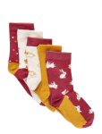 Minymo - Sock W. Pattern (5-Pack) - Sokid - 31\34