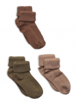 Minymo - Baby Sock Rib (3 Pack) - Beebisokid - 11-14