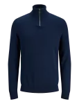 Jack & Jones - Jjeemil Knit Half Zip Noos - Poolpika lukuga džemprid - XXL
