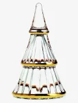 Holmegaard - Fairytales Juletr&aelig; Stor Med Guld - J&otilde;ulutarvikud - H13.5CM