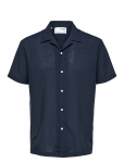 Selected - Slhreg-Air Shirt Ss Mix - L&uuml;hikeste varrukatega - M