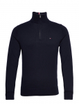 Tommy Hilfiger - Pima Org Ctn Cashmere Zip Mock - Poolpika lukuga džemprid - XXL