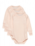 Copenhagen Colors - 3 Pack Rib Jersey Long Sleeve Body - Pikkade varrukatega - 68