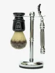 Parker - 3 Piece Black Brush-43M (Mach3)-Chrome Stand - Pardlid - ONE SIZE