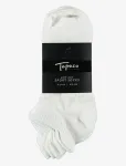TOPECO - Sport Socks, Low-Cut 4-P, White 40/45 - Tavalised sokid - 40-45