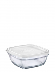 Duralex - Freshbox Square With Lid - Kastid ja konteinerid - 200 cl