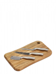 Holm - Ostebr&aelig;t Med 3 Knive - Juustunoad - 38X 22X 1.9CM