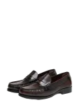 ALOHAS - Rivet Vintage Effect Leather Loafers - Madalad loafer-jalatsid - 38