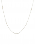 Syster P - Treasure Multi Pearl Necklace Silver - Kett-kaelakeed - ONE SIZE