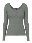 Pieces - Pckitte Ls Top Jrs Noos Bc - Pikkade varrukatega - L