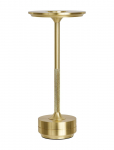 House Nordic - Fina - Table Lamp, Brass, Rechargeable, 13 X 13 X 28,5 Cm - Laualambid - 28.5X13X13CM