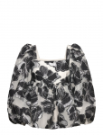 STINE GOYA - Square Neck Long Sleeve Top, 1608 O - Pikkade varrukatega - M