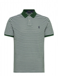 Polo Ralph Lauren - Custom Slim Fit Striped Mesh Polo Shirt - L&uuml;hikeste varrukatega - L
