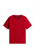 Tommy Hilfiger - Essential V-Neck Tee - L&uuml;hikeste varrukatega - M