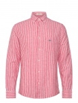 Gant - Reg Cotton Linen Stripe Shirt - Linased s&auml;rgid - XXL