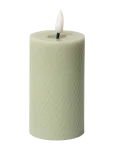 C'est Bon - Swirled Led Pillar Candle - LED-k&uuml;&uuml;nlad - H10CM