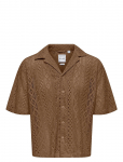 ONLY & SONS - Onsnovak Rlx Resort Ss Lace Shirt - L&uuml;hikeste varrukatega s&auml;rgid - L