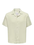 ONLY & SONS - Onskari Resort Ss Shirt Visc Lin 0075 Cs - L&uuml;hikeste varrukatega s&auml;rgid - XL