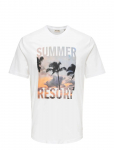ONLY & SONS - Onsmagdy Life Reg Photoprint Ss Tee - L&uuml;hikeste varrukatega - S