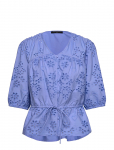 French Connection - Cambria Cotton Ss Broderie Top - L&uuml;hikeste varrukatega - 42