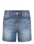 Monki - Aimo Mid-Rise Straight Leg Denim Shorts - L&uuml;hikesed teksap&uuml;ksid - 30