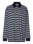 Weekday - Striped Oversized Polo Shirt - Pikkade varrukatega - S