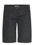 Weekday - Checked Knee-Length Cotton Twill Shorts - Vabaaja l&uuml;hikesed p&uuml;ksid - 36