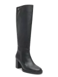 Tommy Hilfiger - Stacked Heel Leather Long Boot - P&otilde;lveni saapad - 38