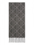 Calvin Klein - Emblem Aop Brushed Hw Scarf - Talvised sallid - ONE SIZE