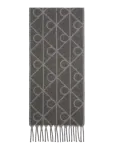 Calvin Klein - Emblem Aop Brushed Hw Scarf - Talvised sallid - ONE SIZE