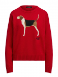 Lauren Ralph Lauren - Intarsia-Knit Foxhound Cotton Sweater - Džemprid - XS