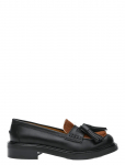 ATP Atelier - Albaredo Tassel Black/Cannella Calf/Pony - Madalad loafer-jalatsid - 41