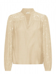 Cream - Crliselin Lace Blouse - Pikkade varrukatega - 38