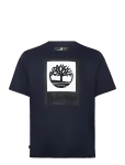 Timberland - Stack Logo Colored Short Sleeve Tee Dark Sapphire - L&uuml;hikeste varrukatega - L